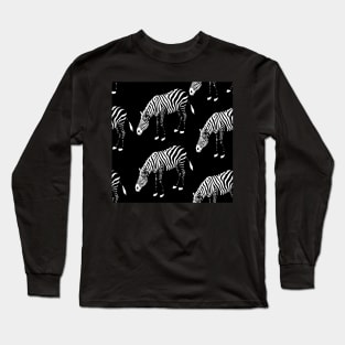 zebra Long Sleeve T-Shirt